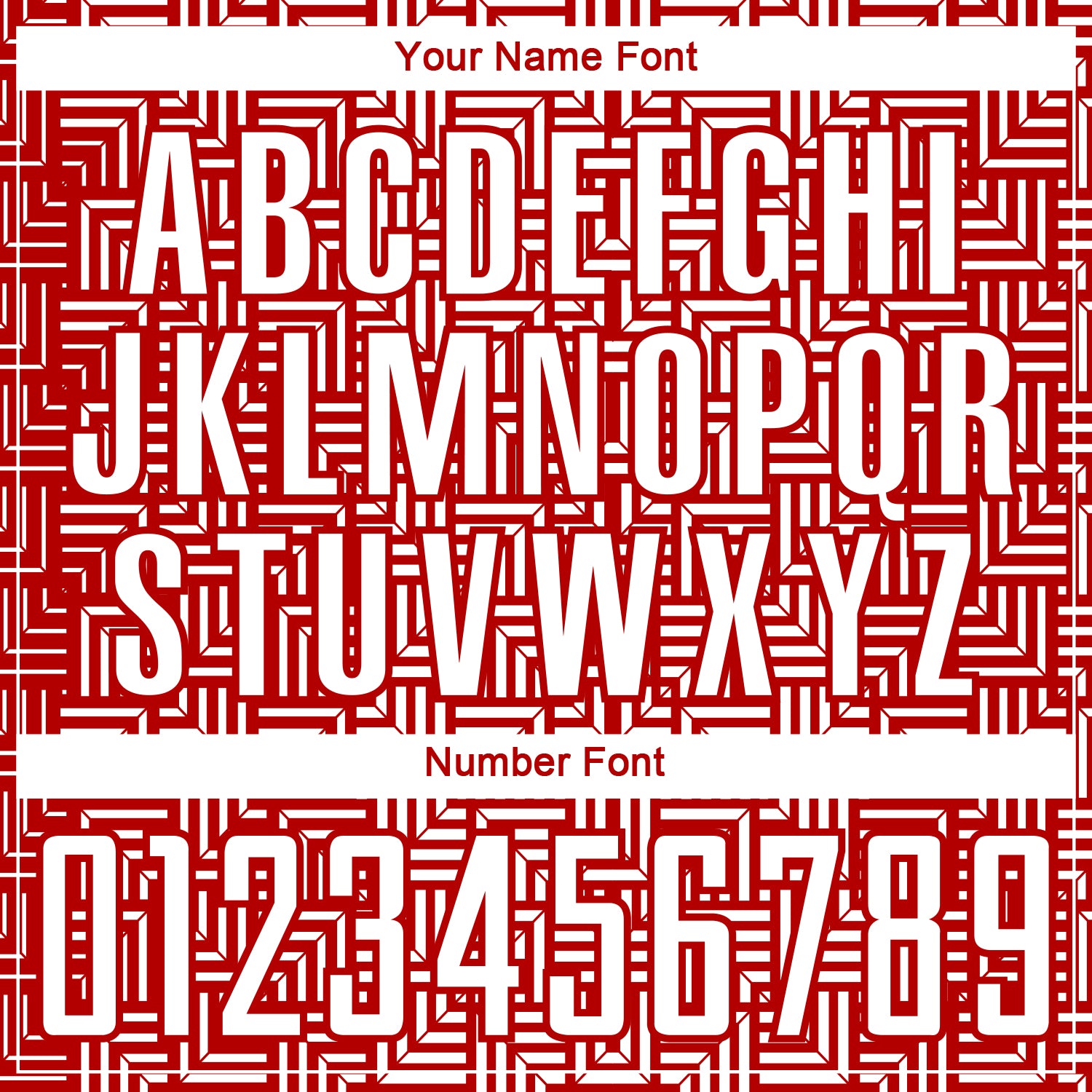 Custom Red White Geometric Maze Interlocking Square Sports Sublimation Soccer Uniform Jersey view 6