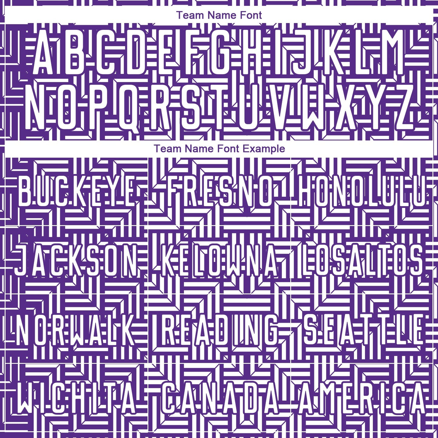Custom Purple White Geometric Maze Interlocking Square Sports Sublimation Soccer Uniform Jersey view 5