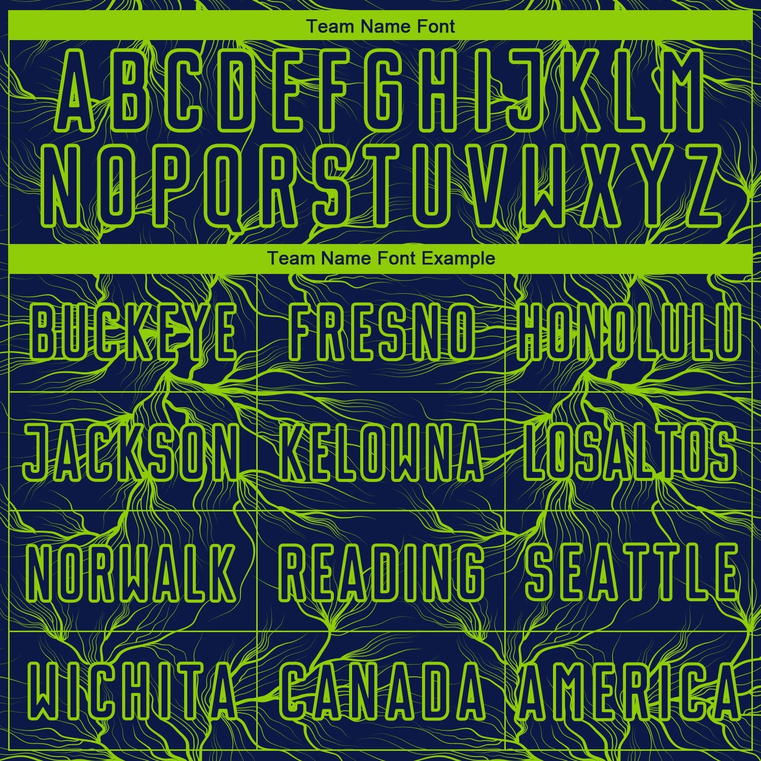 Custom Navy Neon Green Lightning Electric Veins Sublimation Soccer Uniform Jersey view 5
