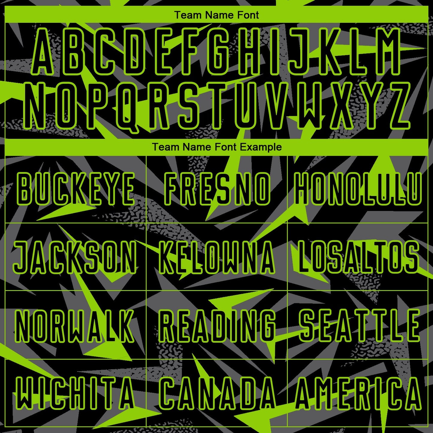 Custom Black Neon Green-Steel Gray Cyber Mecha E-sport Geometric Shards Spike Sublimation Soccer Uniform Jersey view 5