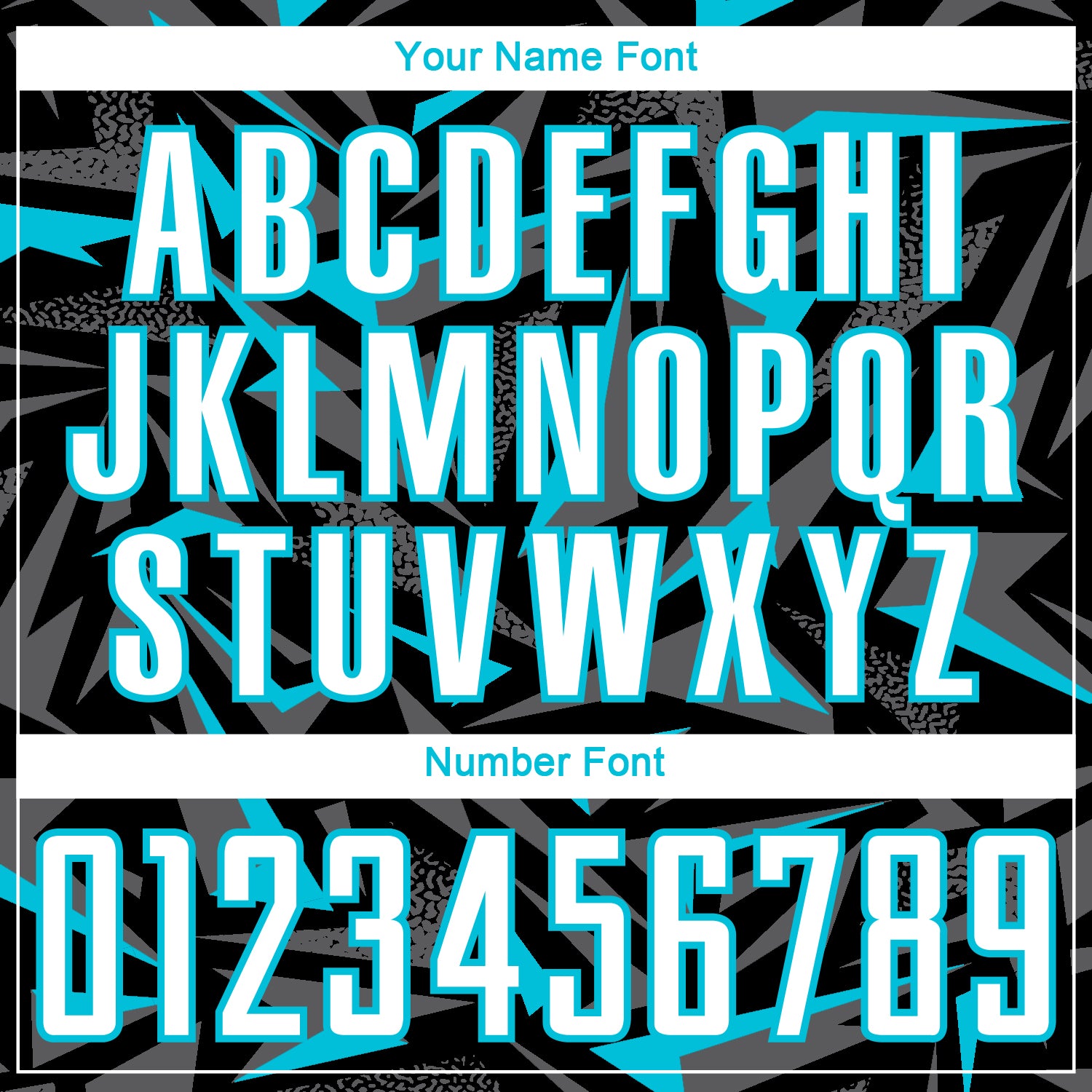 Custom Black White Lakes Blue-Steel Gray Cyber Mecha E-sport Geometric Shards Spike Sublimation Soccer Uniform Jersey view 6