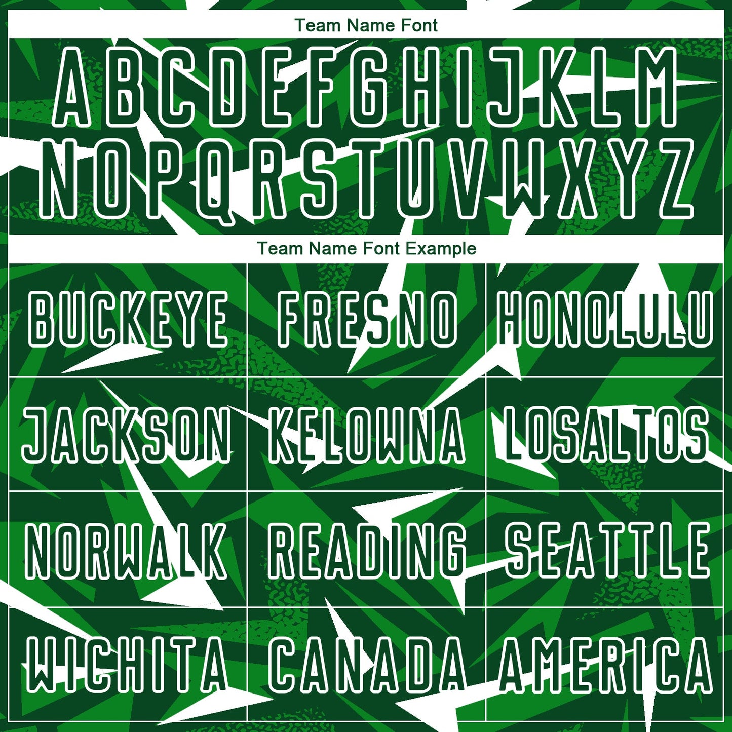 Custom Green Grass Green-White Cyber Mecha E-sport Geometric Shards Spike Sublimation Soccer Uniform Jersey view 5