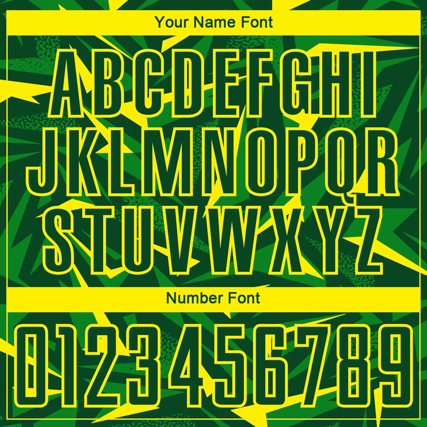 Custom Green Light Yellow-Grass Green Cyber Mecha E-sport Geometric Shards Spike Sublimation Soccer Uniform Jersey view 6