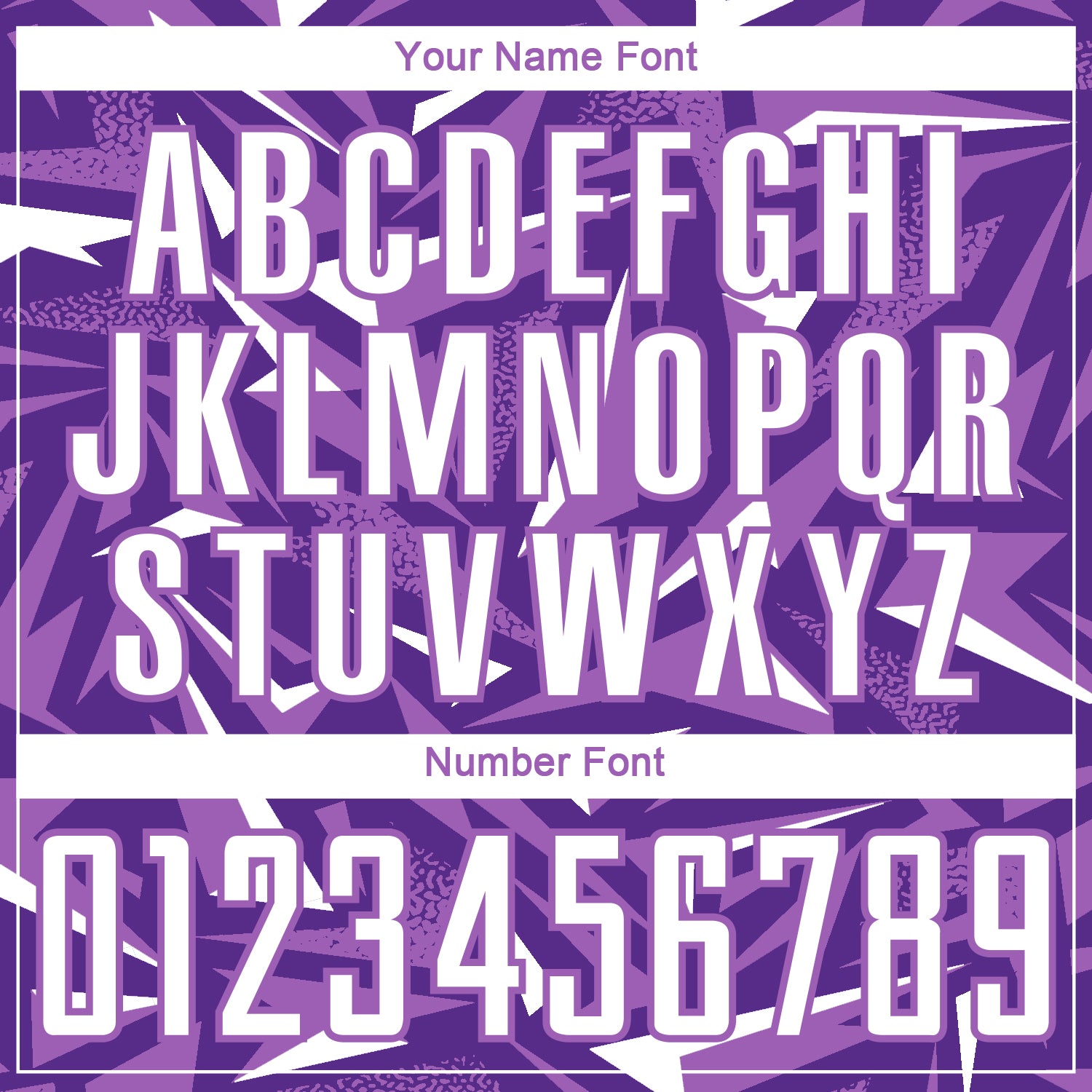 Custom Purple White-Medium Purple Cyber Mecha E-sport Geometric Shards Spike Sublimation Soccer Uniform Jersey view 6