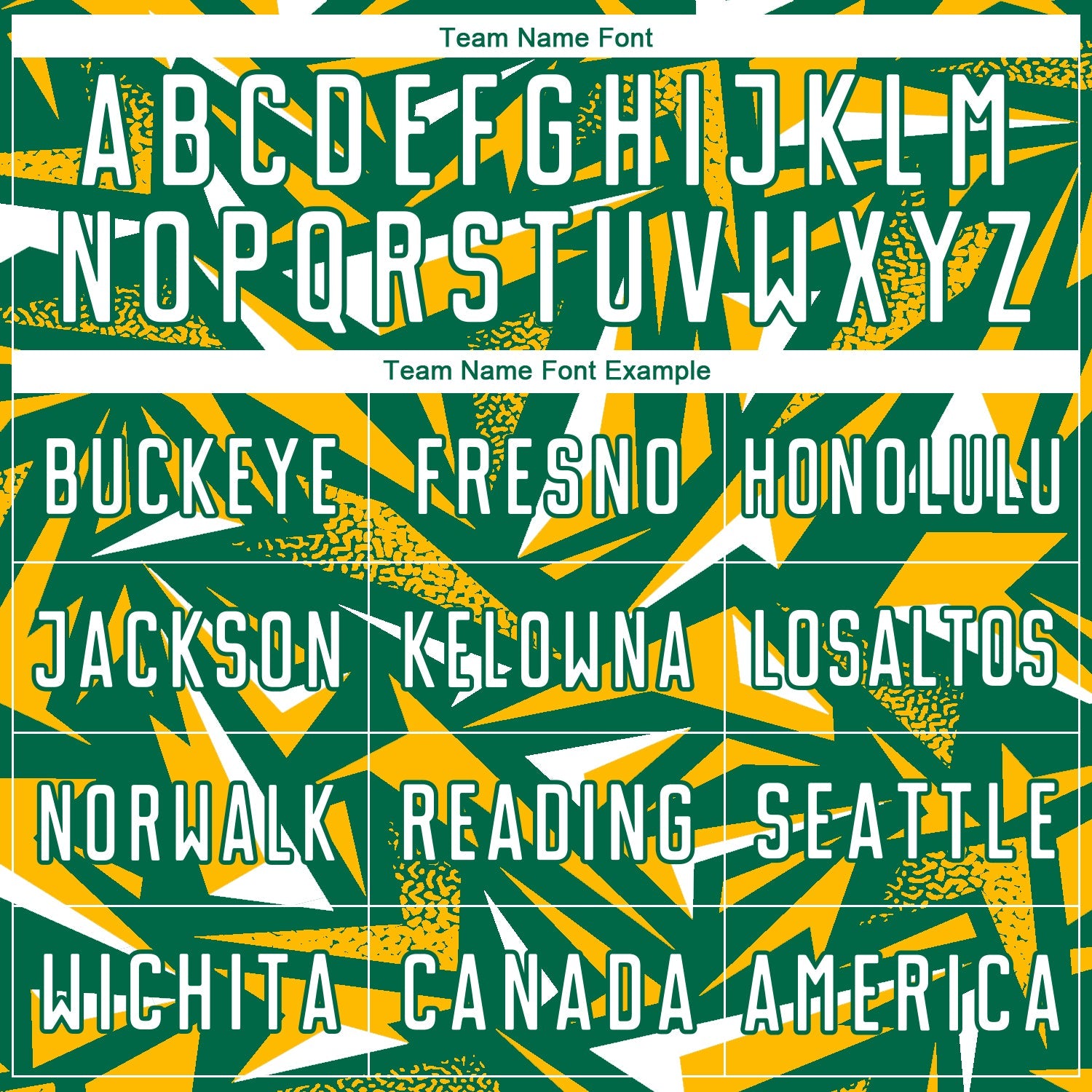 Custom Kelly Green White-Gold Cyber Mecha E-sport Geometric Shards Spike Sublimation Soccer Uniform Jersey view 5