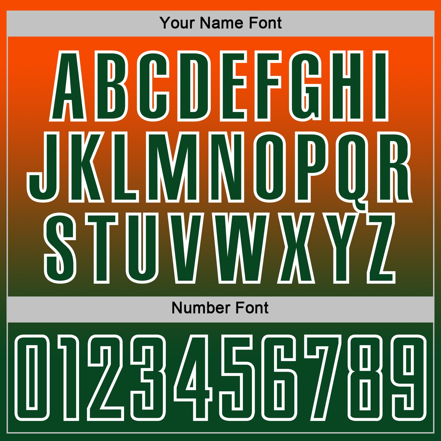 Custom Orange Green-White Fade Fashion Sublimation Soccer Uniform Jersey view 6