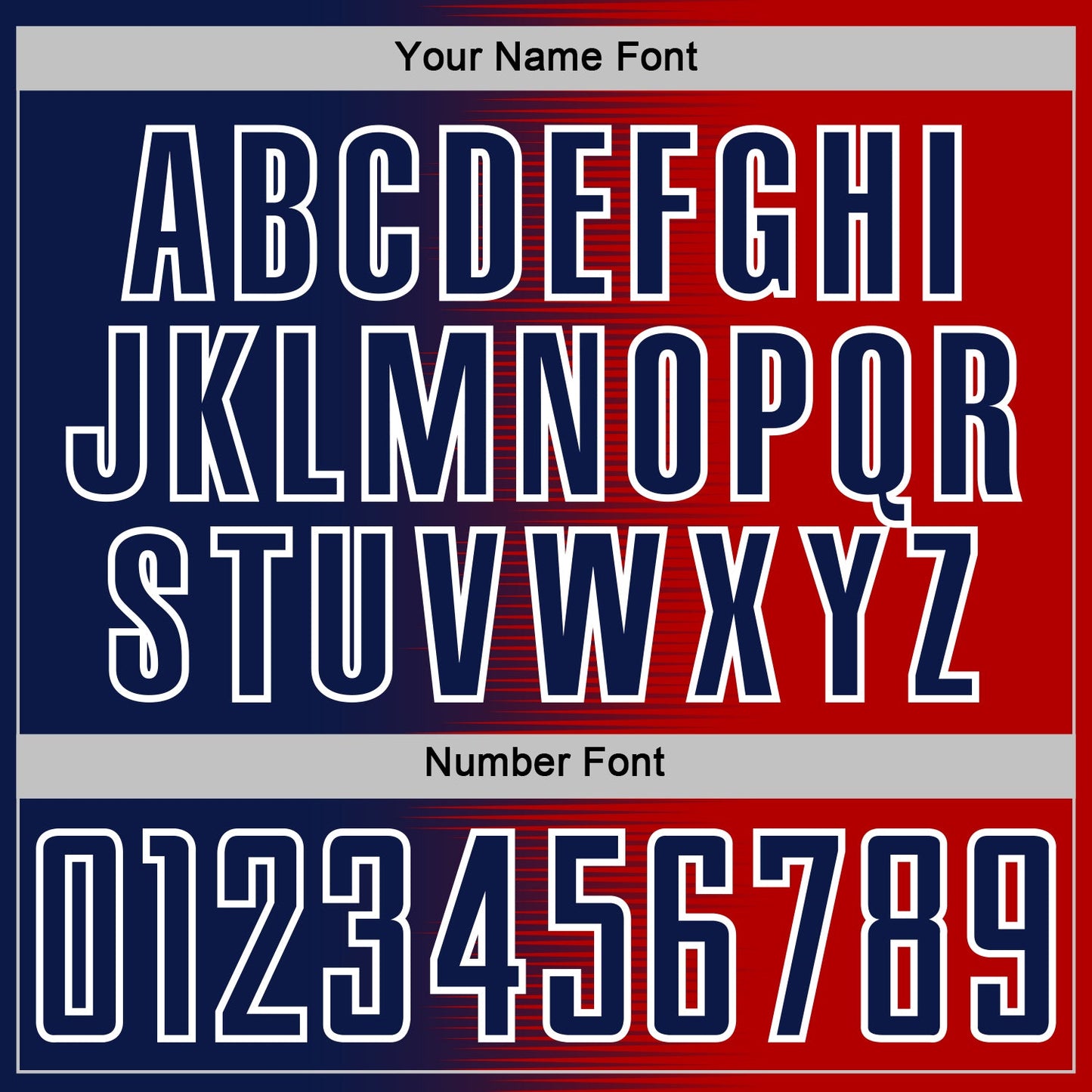 Custom Red Navy-White Gradient Line Sublimation Soccer Uniform Jersey view 6