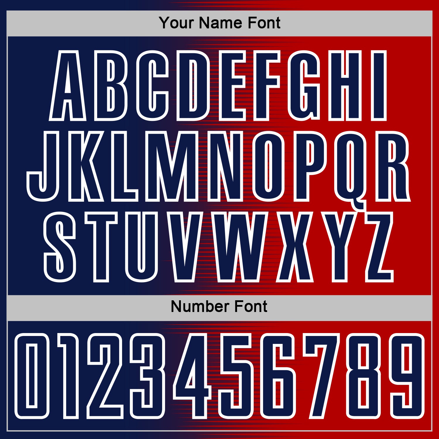 Custom Red Navy-White Gradient Line Sublimation Soccer Uniform Jersey view 6