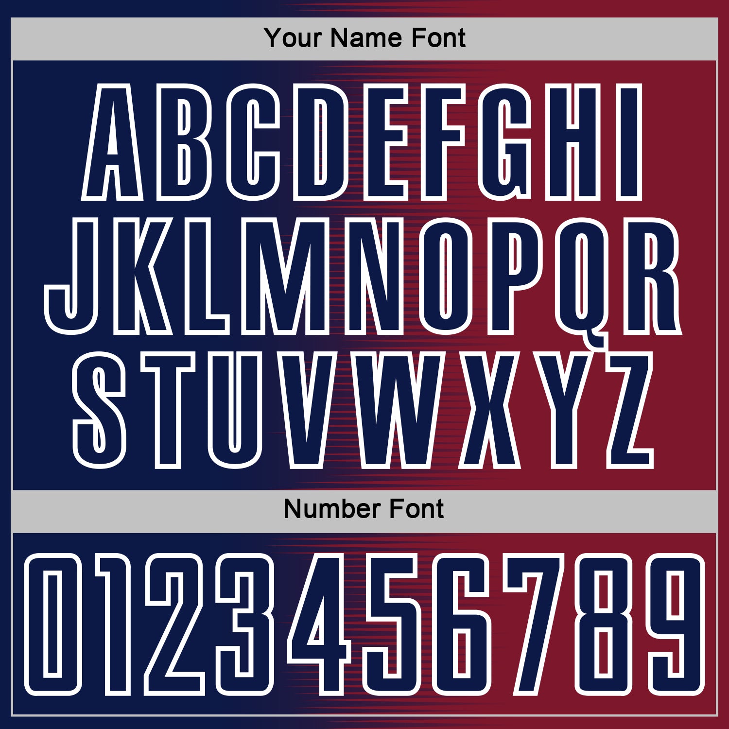 Custom Crimson Navy-White Gradient Line Sublimation Soccer Uniform Jersey view 6