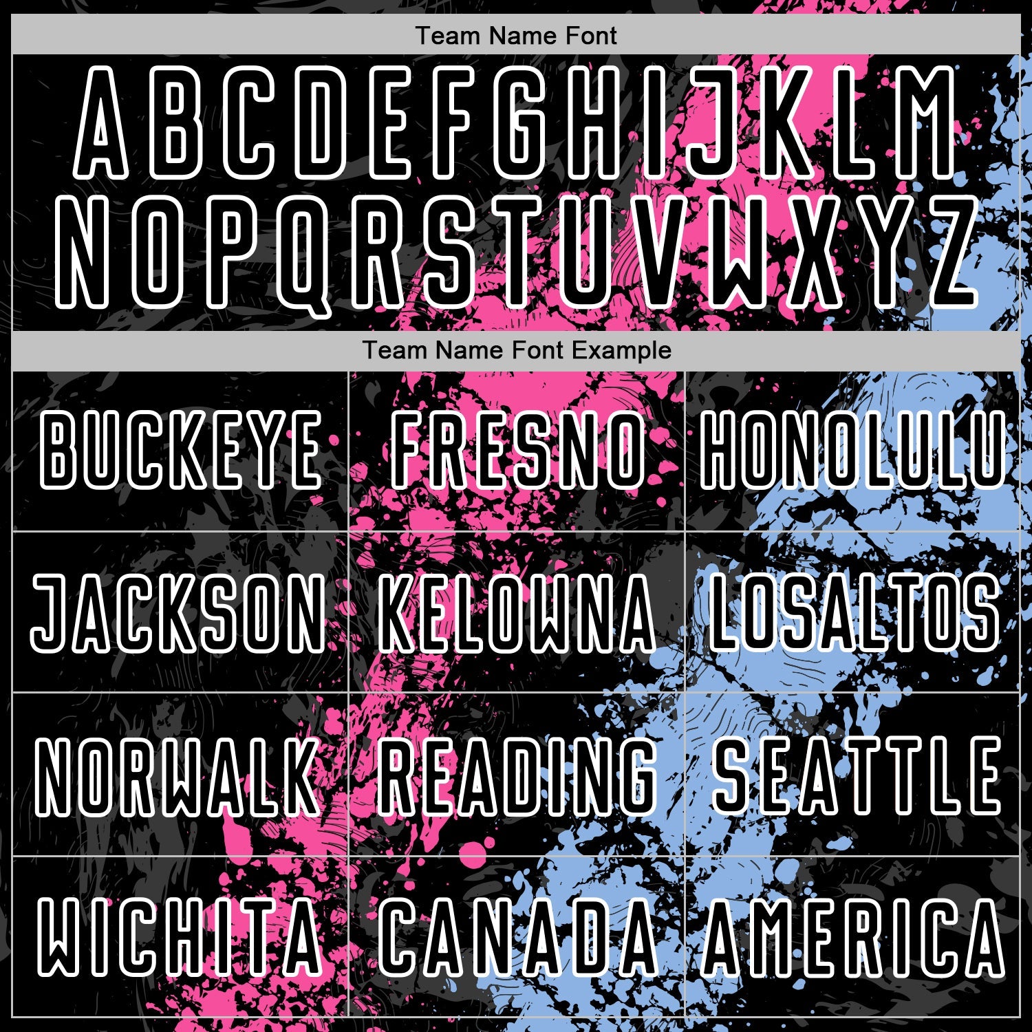Custom Black White Pink-Light Blue Dripping Splatter Cracked Texture Sublimation Soccer Uniform Jersey view 5