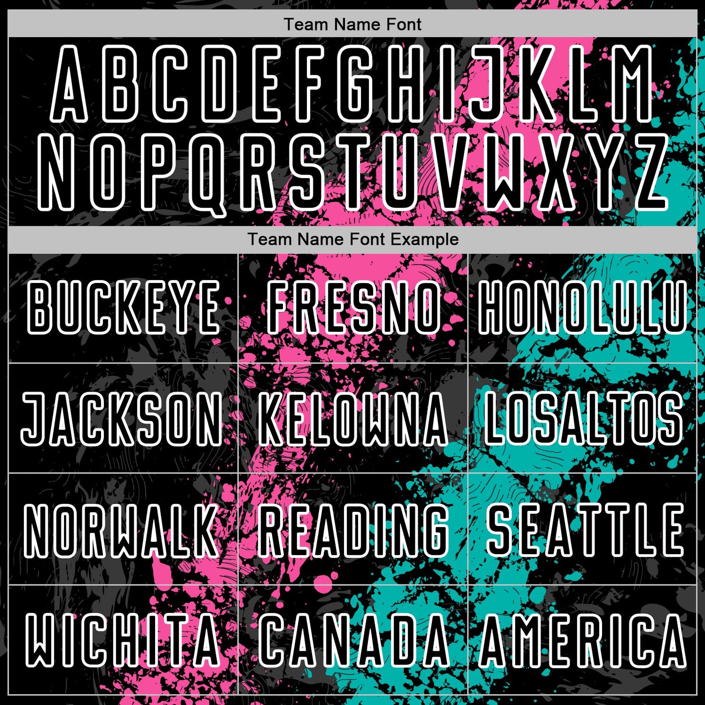 Custom Black White Pink-Aqua Dripping Splatter Cracked Texture Sublimation Soccer Uniform Jersey view 5