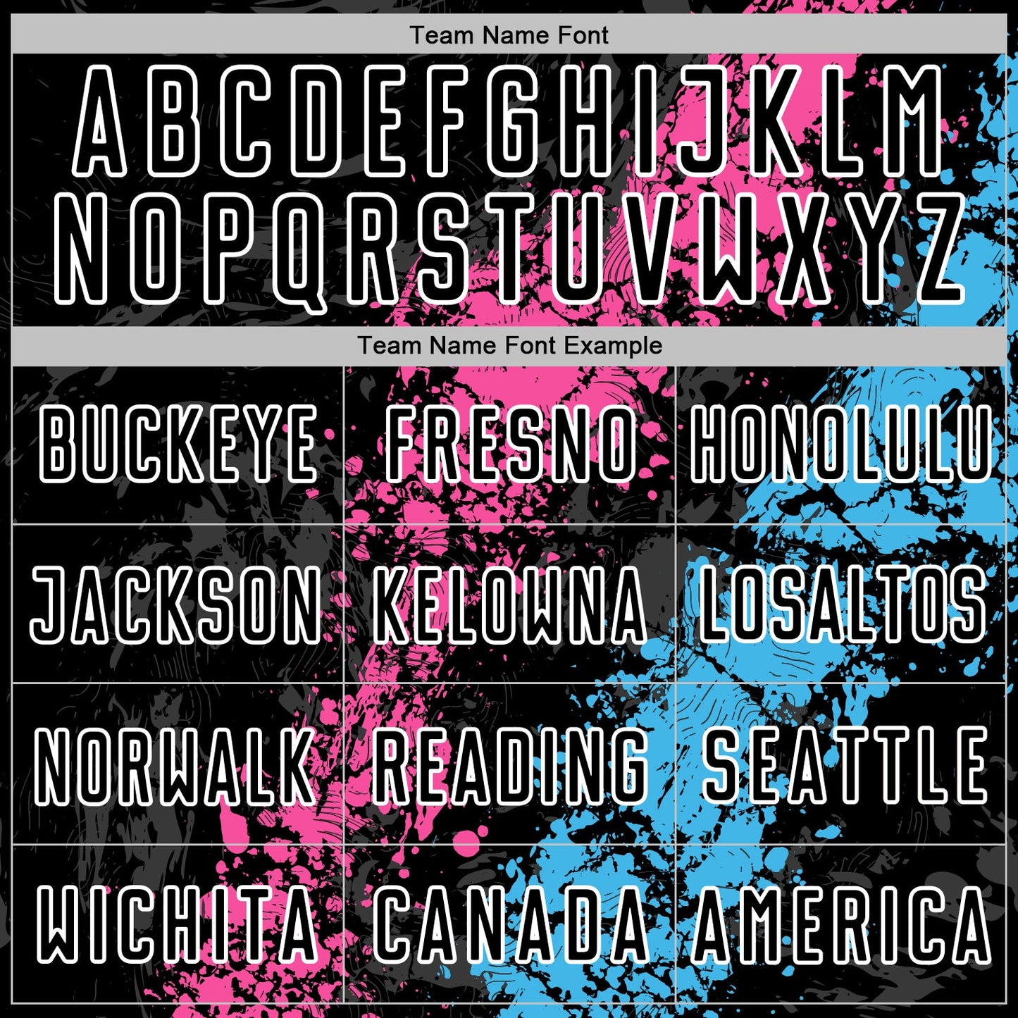 Custom Black White Pink-Sky Blue Dripping Splatter Cracked Texture Sublimation Soccer Uniform Jersey view 5