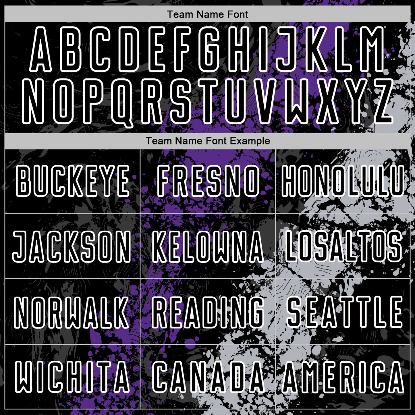 Custom Black White Purple-Gray Dripping Splatter Cracked Texture Sublimation Soccer Uniform Jersey view 5
