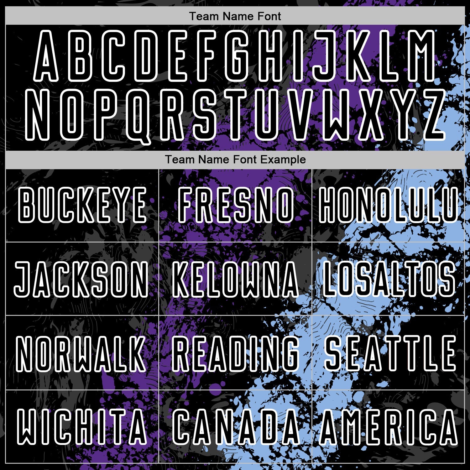 Custom Black White Purple-Light Blue Dripping Splatter Cracked Texture Sublimation Soccer Uniform Jersey view 5