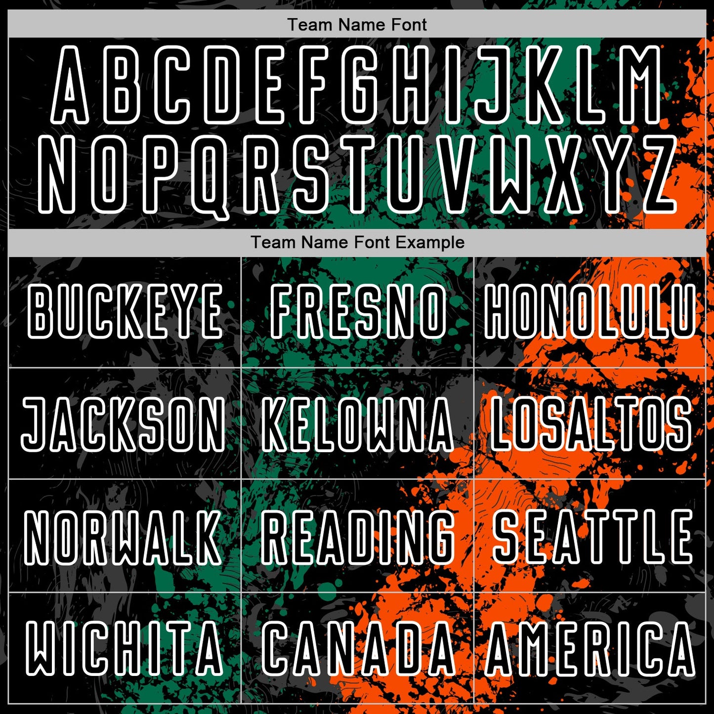 Custom Black White Kelly Green-Orange Dripping Splatter Cracked Texture Sublimation Soccer Uniform Jersey view 5