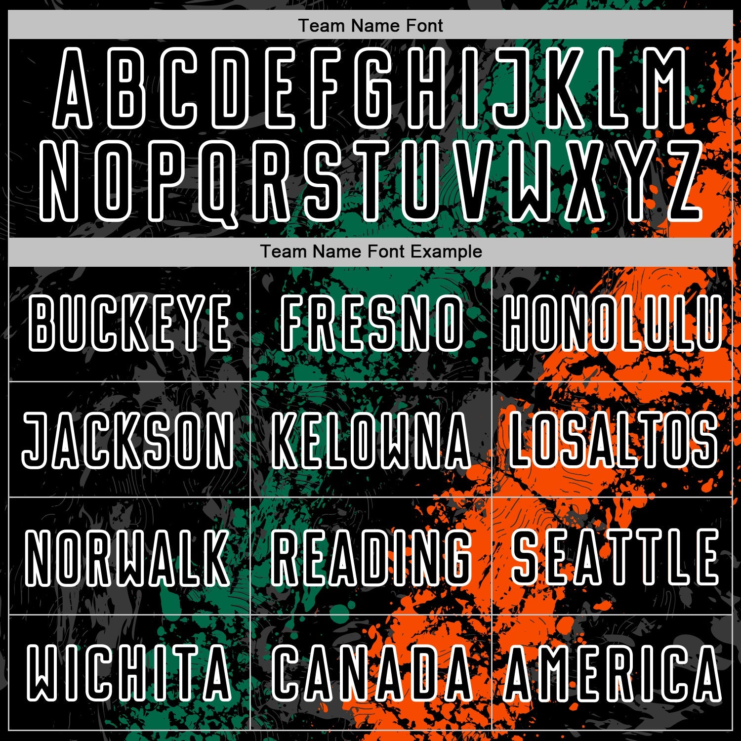 Custom Black White Kelly Green-Orange Dripping Splatter Cracked Texture Sublimation Soccer Uniform Jersey view 5