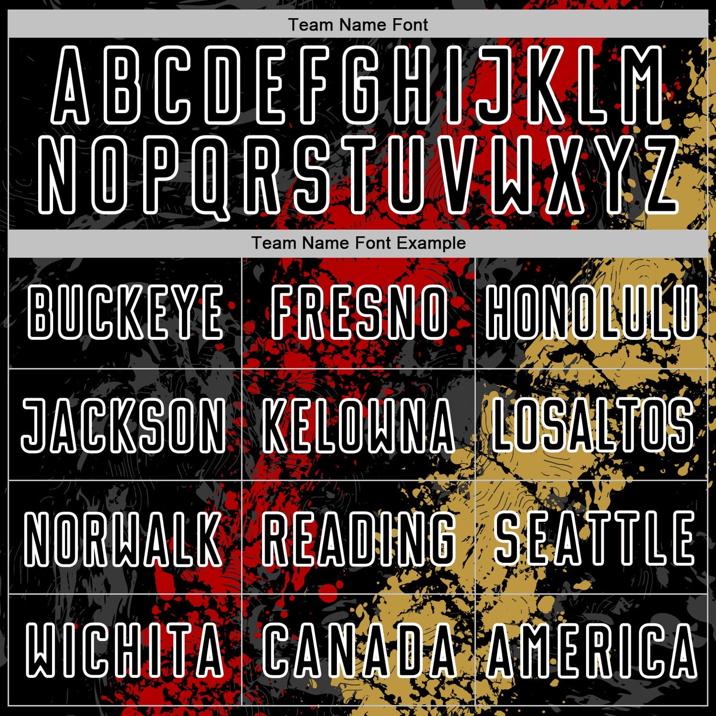 Custom Black White Red-Old Gold Dripping Splatter Cracked Texture Sublimation Soccer Uniform Jersey view 5