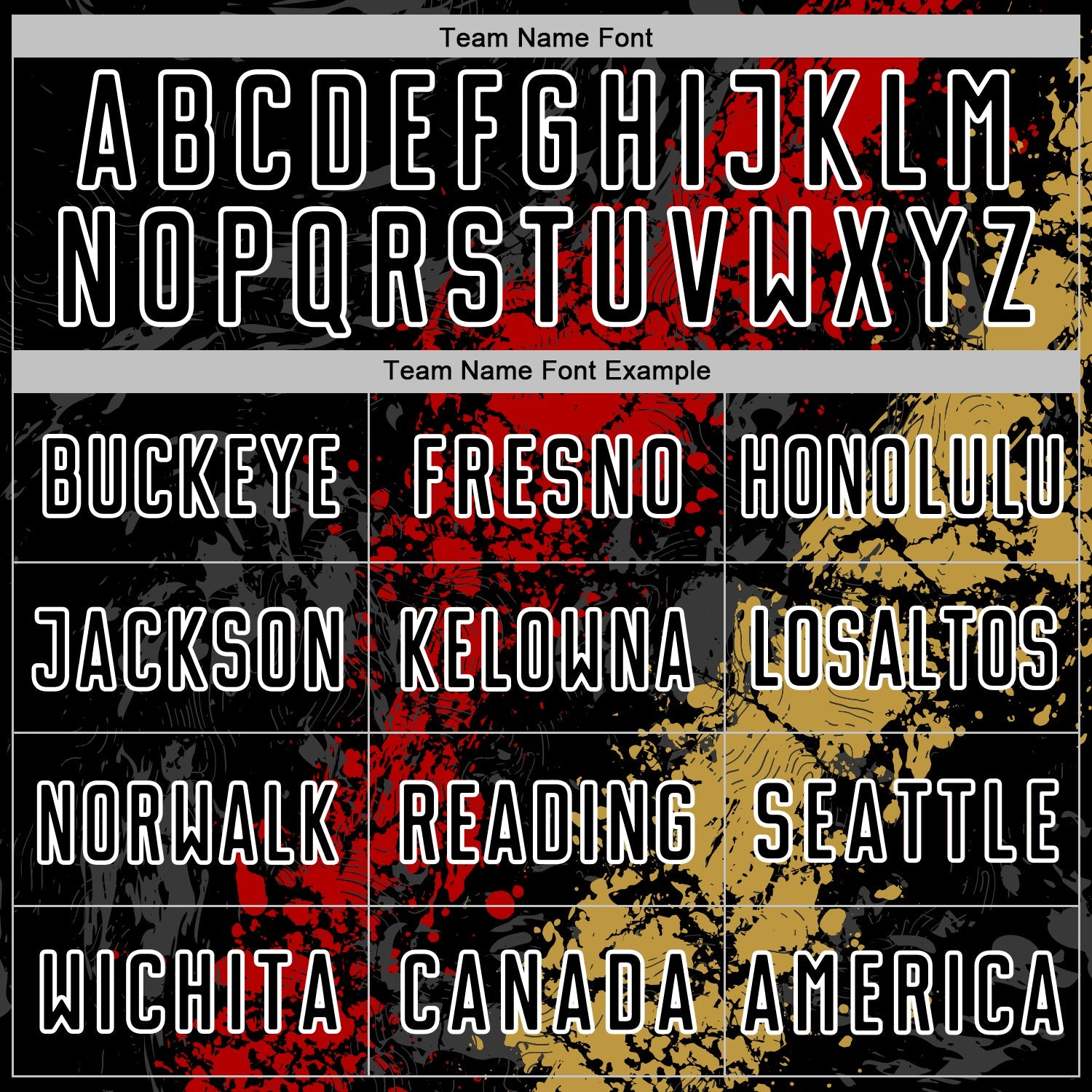 Custom Black White Red-Old Gold Dripping Splatter Cracked Texture Sublimation Soccer Uniform Jersey view 5