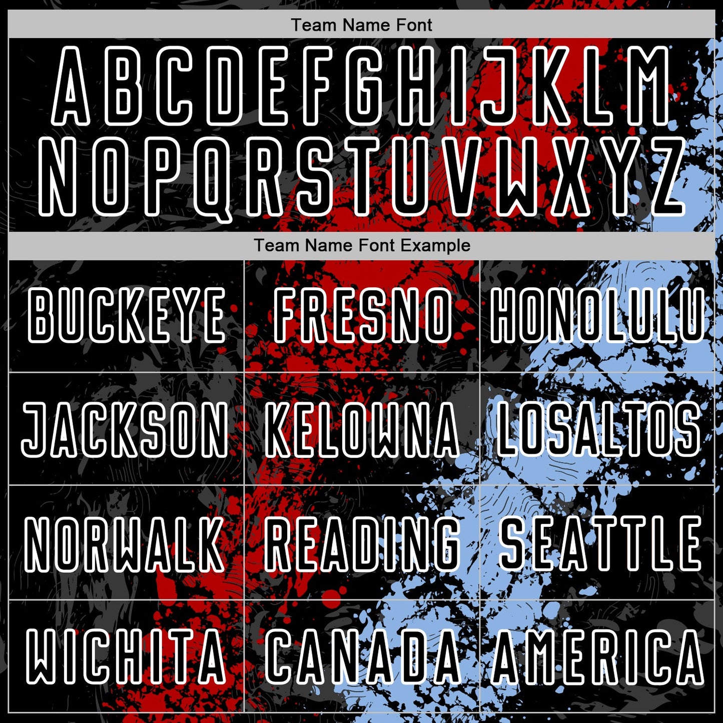 Custom Black White Red-Light Blue Dripping Splatter Cracked Texture Sublimation Soccer Uniform Jersey view 5