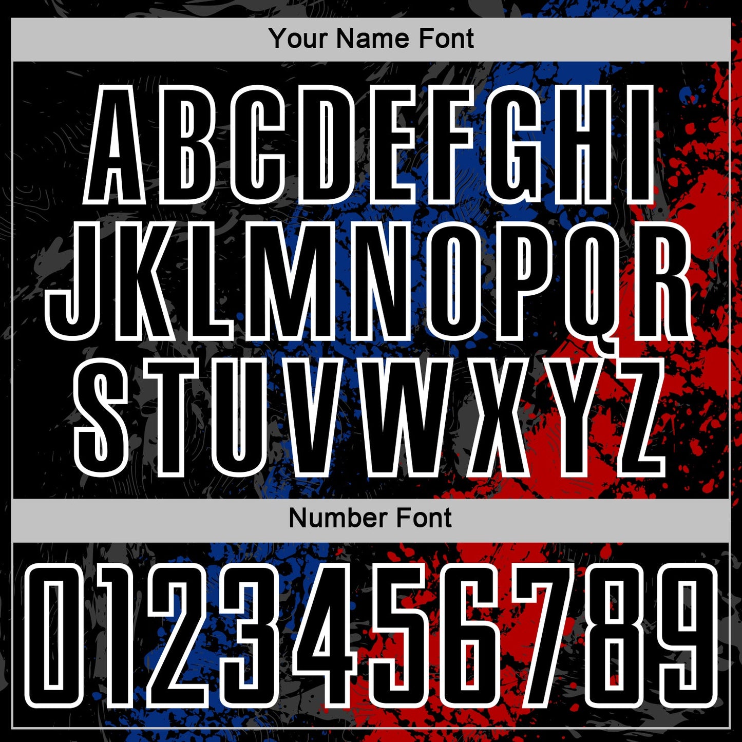 Custom Black White Royal-Red Dripping Splatter Cracked Texture Sublimation Soccer Uniform Jersey view 6