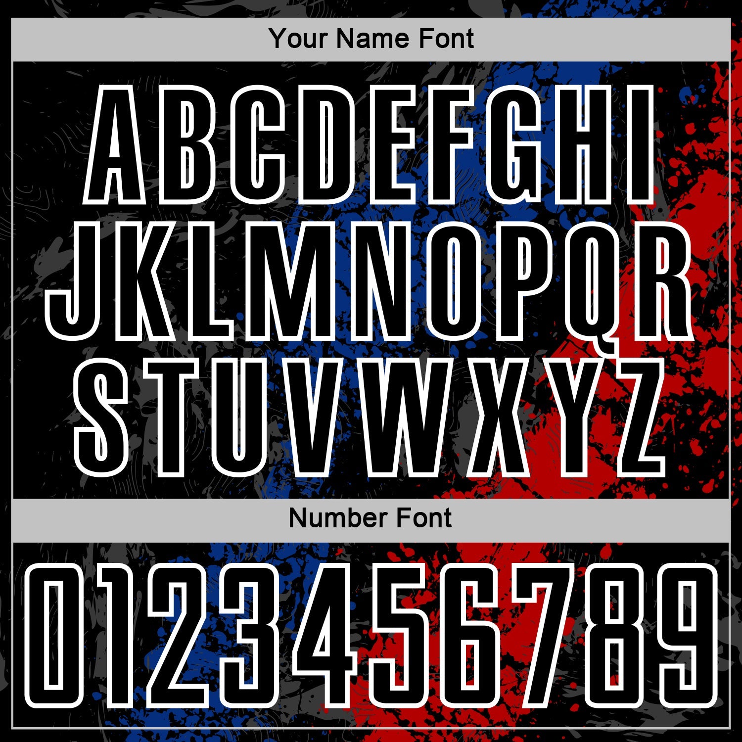 Custom Black White Royal-Red Dripping Splatter Cracked Texture Sublimation Soccer Uniform Jersey view 6