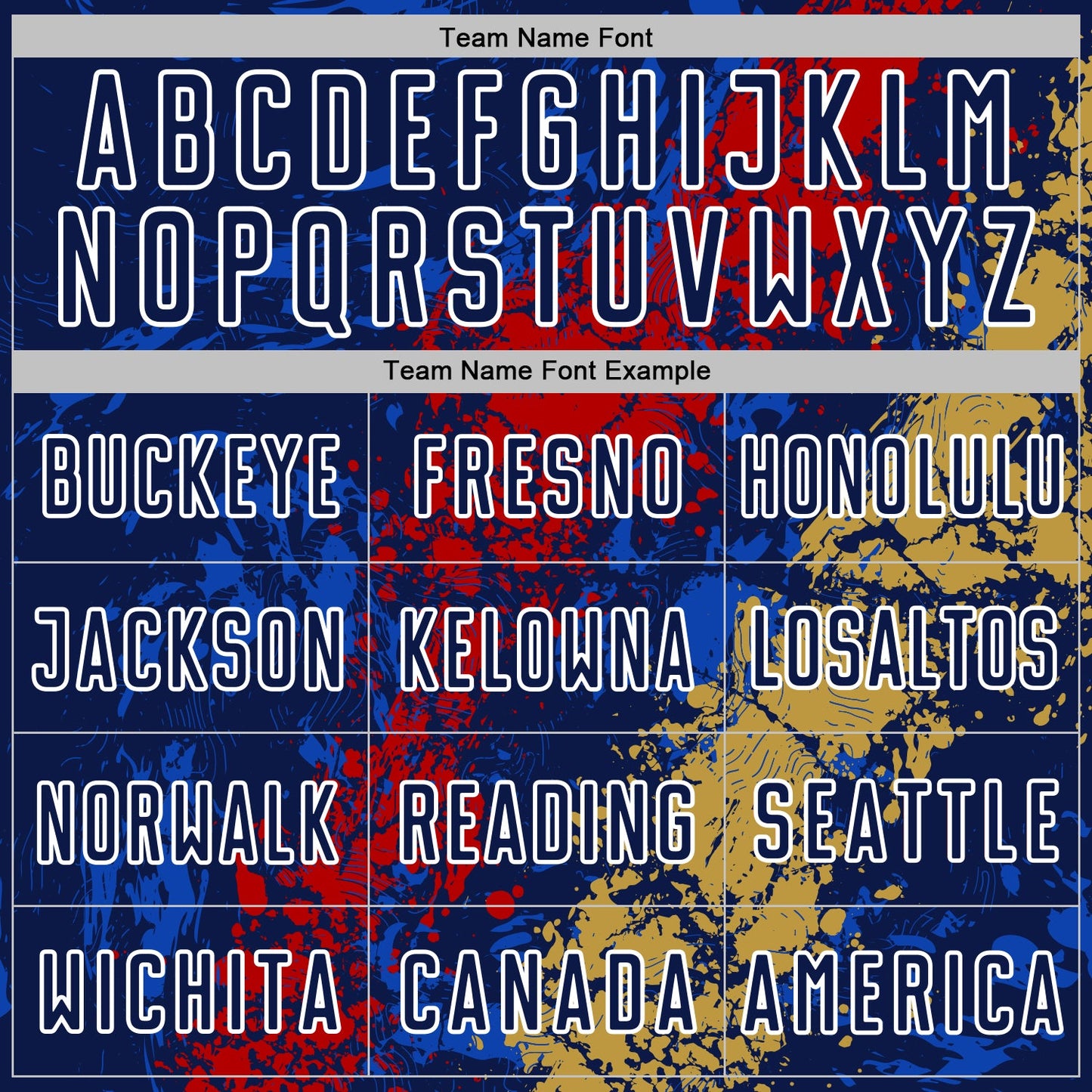 Custom Navy White Red-Old Gold Dripping Splatter Cracked Texture Sublimation Soccer Uniform Jersey view 5