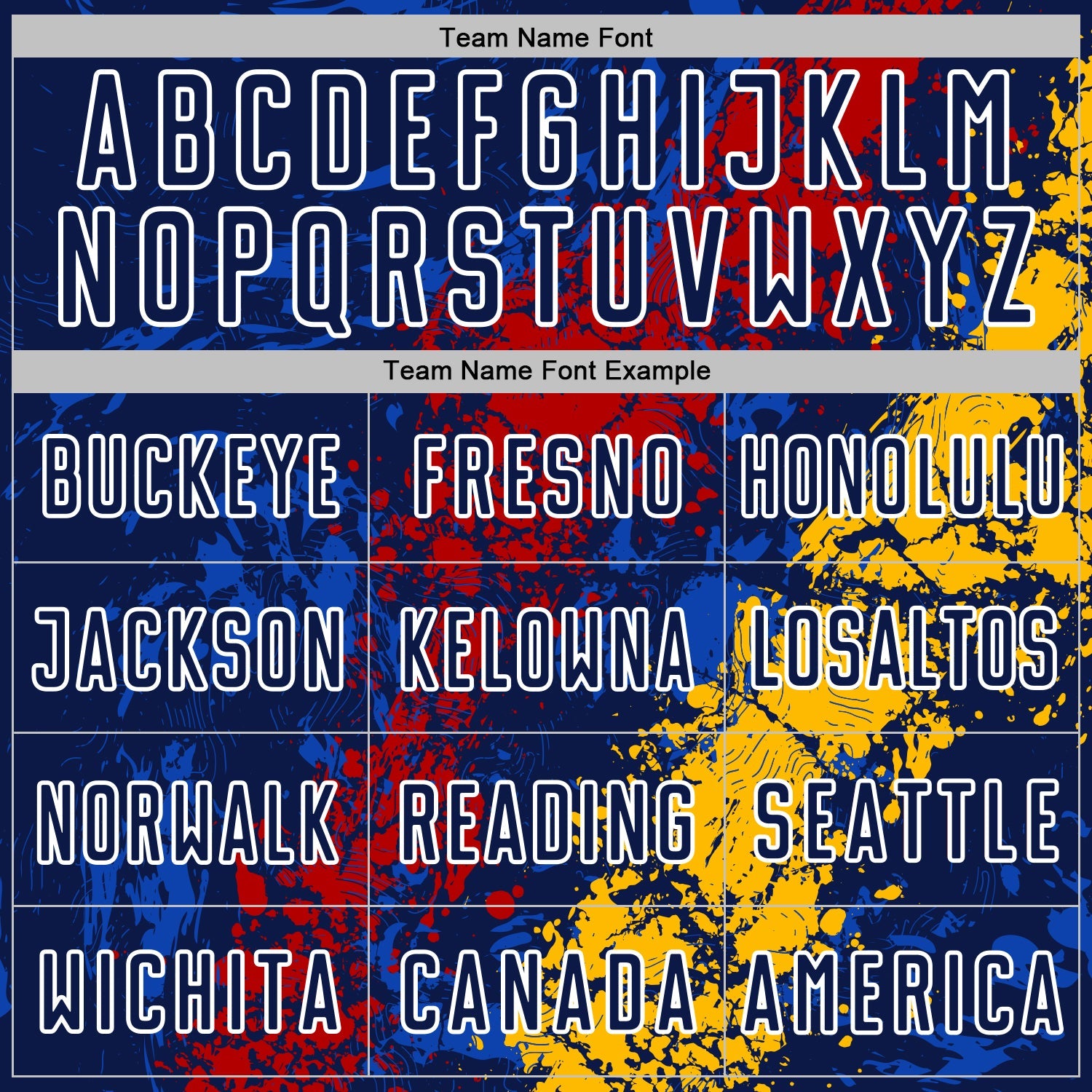 Custom Navy White Red-Gold Dripping Splatter Cracked Texture Sublimation Soccer Uniform Jersey view 5