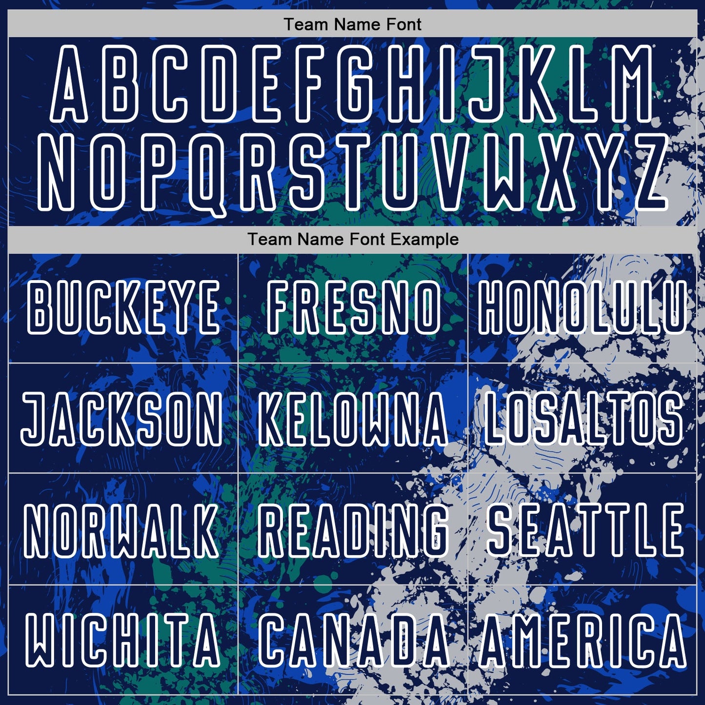 Custom Navy White Teal-Gray Dripping Splatter Cracked Texture Sublimation Soccer Uniform Jersey view 5