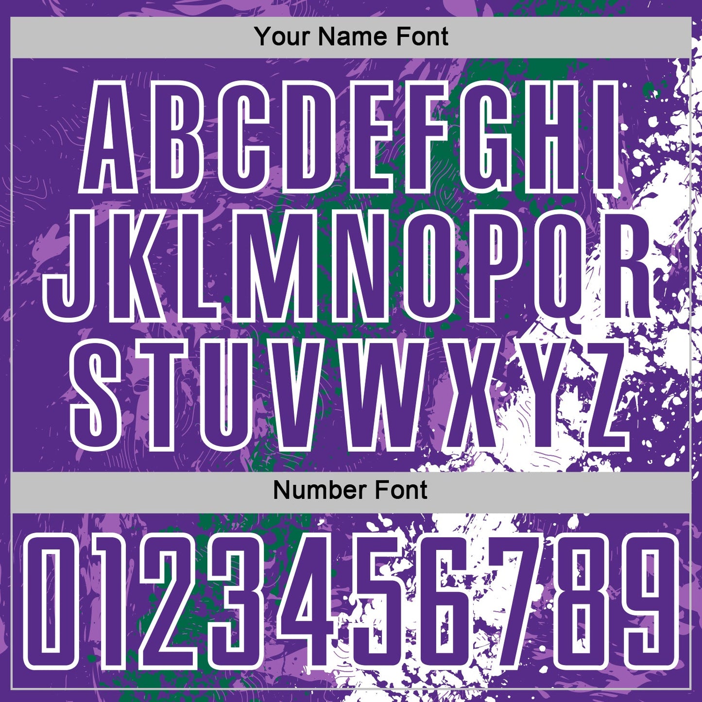 Custom Purple White-Kelly Green Dripping Splatter Cracked Texture Sublimation Soccer Uniform Jersey view 6
