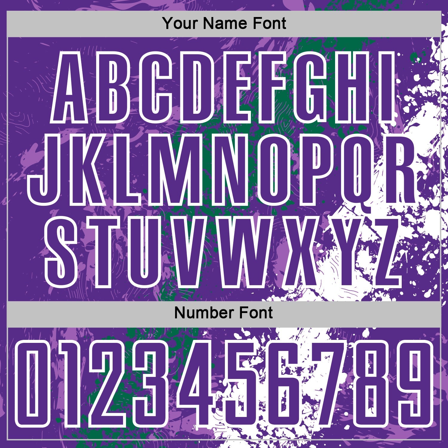 Custom Purple White-Kelly Green Dripping Splatter Cracked Texture Sublimation Soccer Uniform Jersey view 6