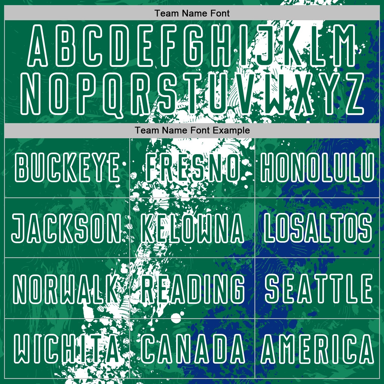 Custom Kelly Green White-Royal Dripping Splatter Cracked Texture Sublimation Soccer Uniform Jersey view 5