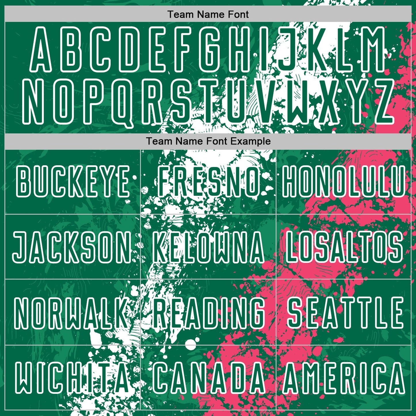 Custom Kelly Green White-Neon Pink Dripping Splatter Cracked Texture Sublimation Soccer Uniform Jersey view 5