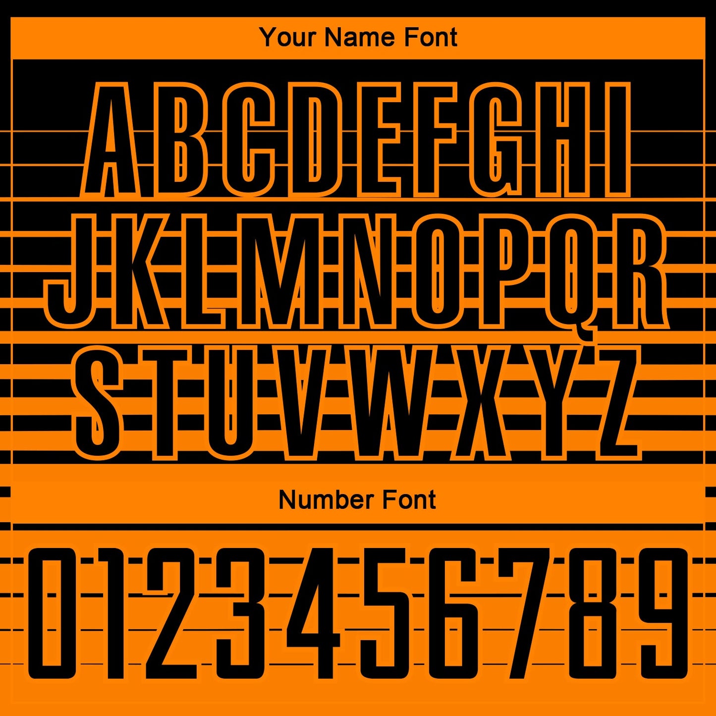 Custom Black Bay Orange Gradient Pinstripe Sublimation Soccer Uniform Jersey view 6
