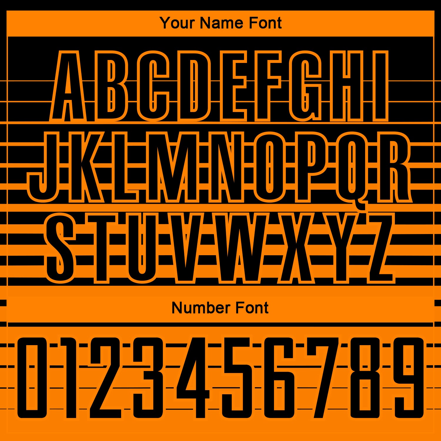 Custom Black Bay Orange Gradient Pinstripe Sublimation Soccer Uniform Jersey view 6