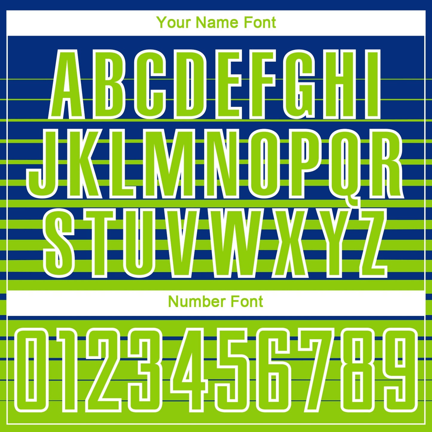 Custom Royal Neon Green-White Gradient Pinstripe Sublimation Soccer Uniform Jersey view 6