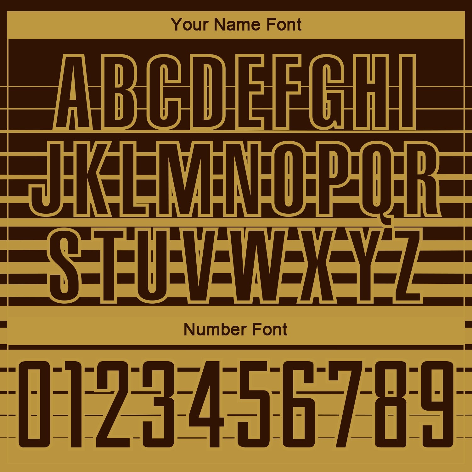 Custom Brown Old Gold Gradient Pinstripe Sublimation Soccer Uniform Jersey view 6