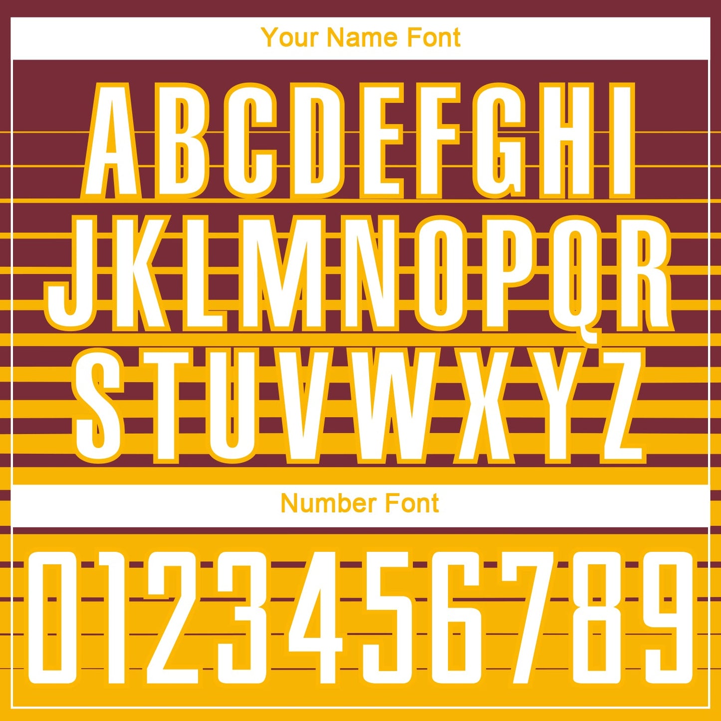 Custom Burgundy White-Gold Gradient Pinstripe Sublimation Soccer Uniform Jersey view 6