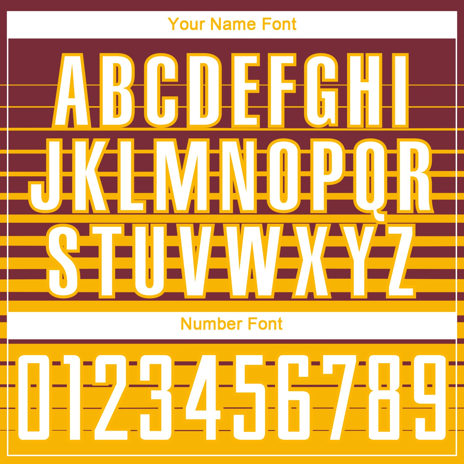 Custom Burgundy White-Gold Gradient Pinstripe Sublimation Soccer Uniform Jersey view 6