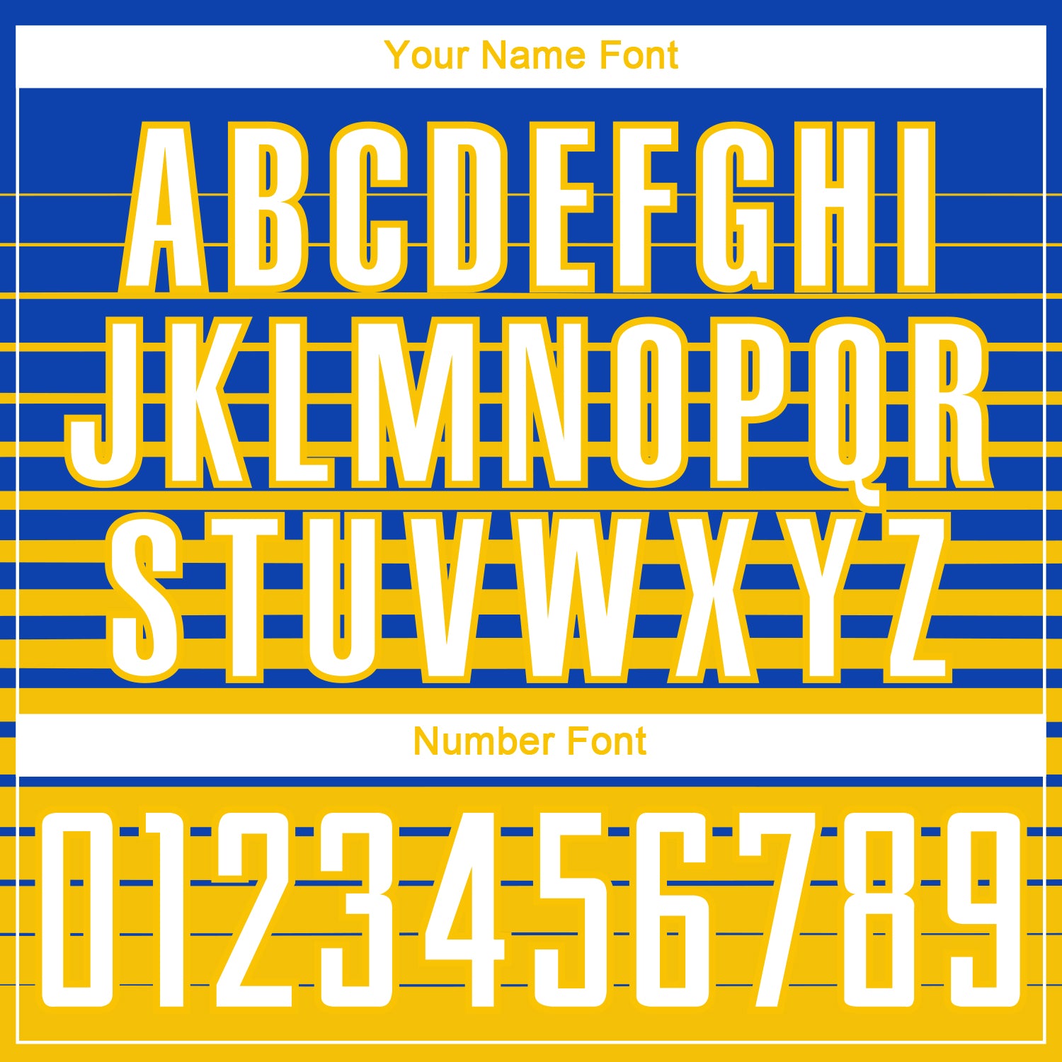 Custom Thunder Blue White-Yellow Gradient Pinstripe Sublimation Soccer Uniform Jersey view 6