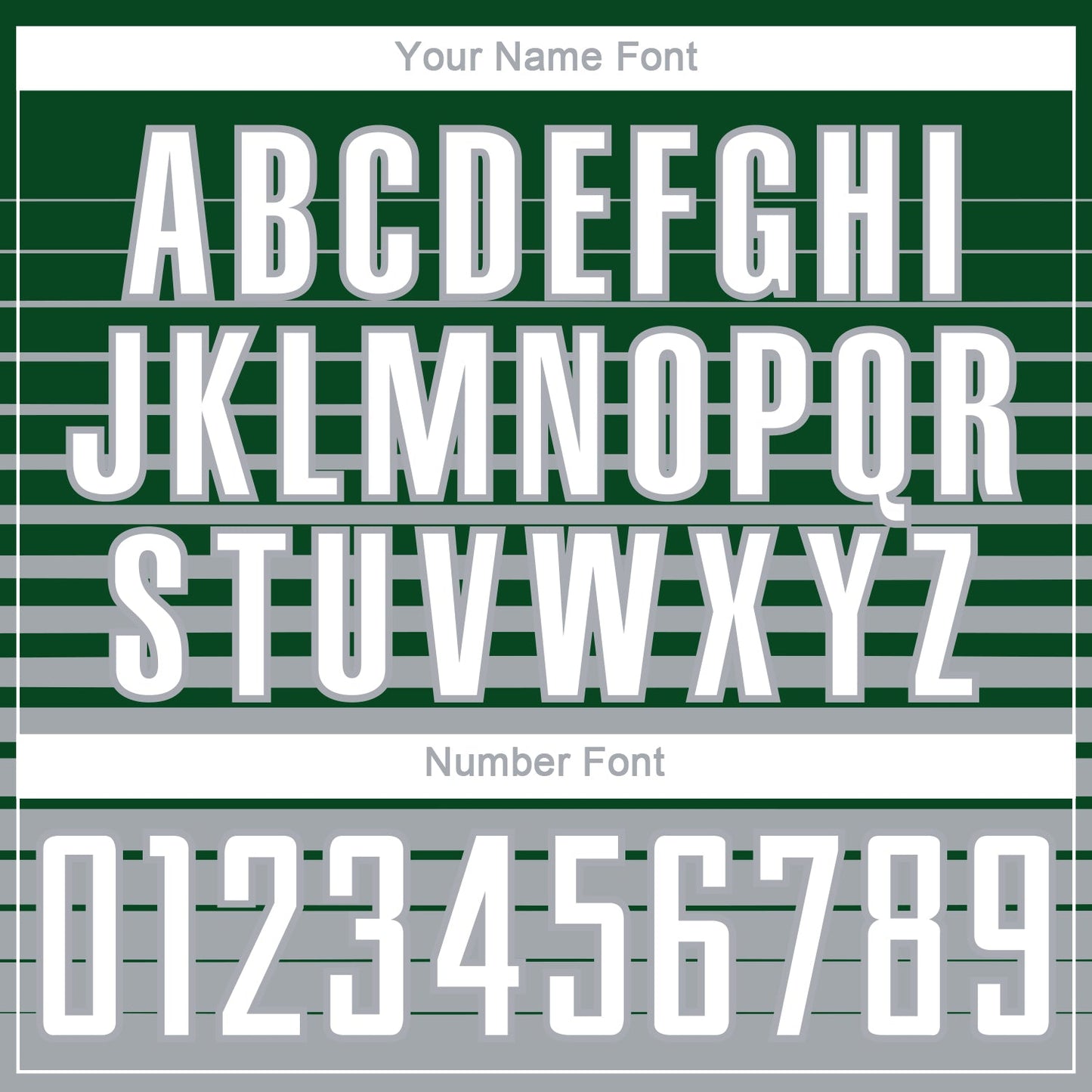 Custom Green White-Gray Gradient Pinstripe Sublimation Soccer Uniform Jersey view 6