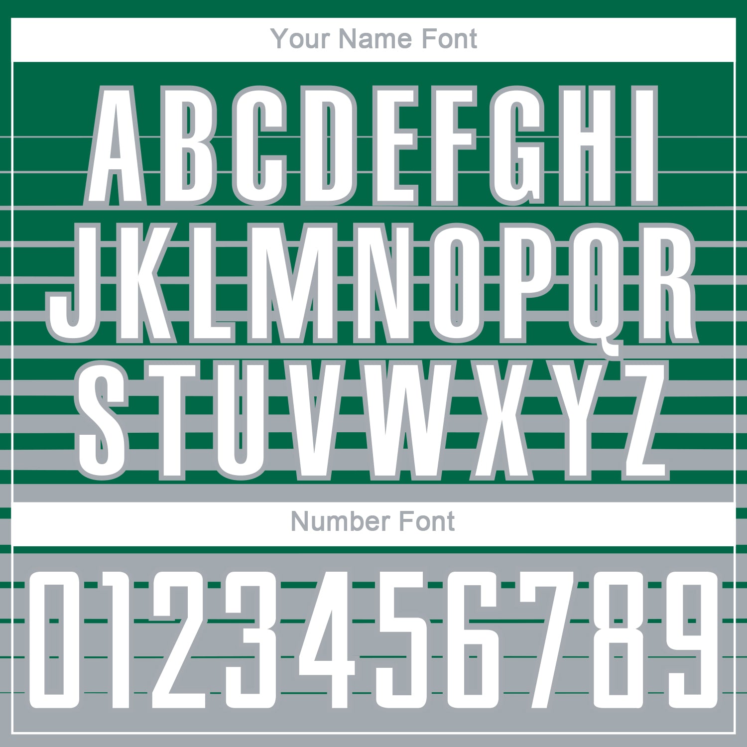 Custom Kelly Green White-Gray Gradient Pinstripe Sublimation Soccer Uniform Jersey view 6