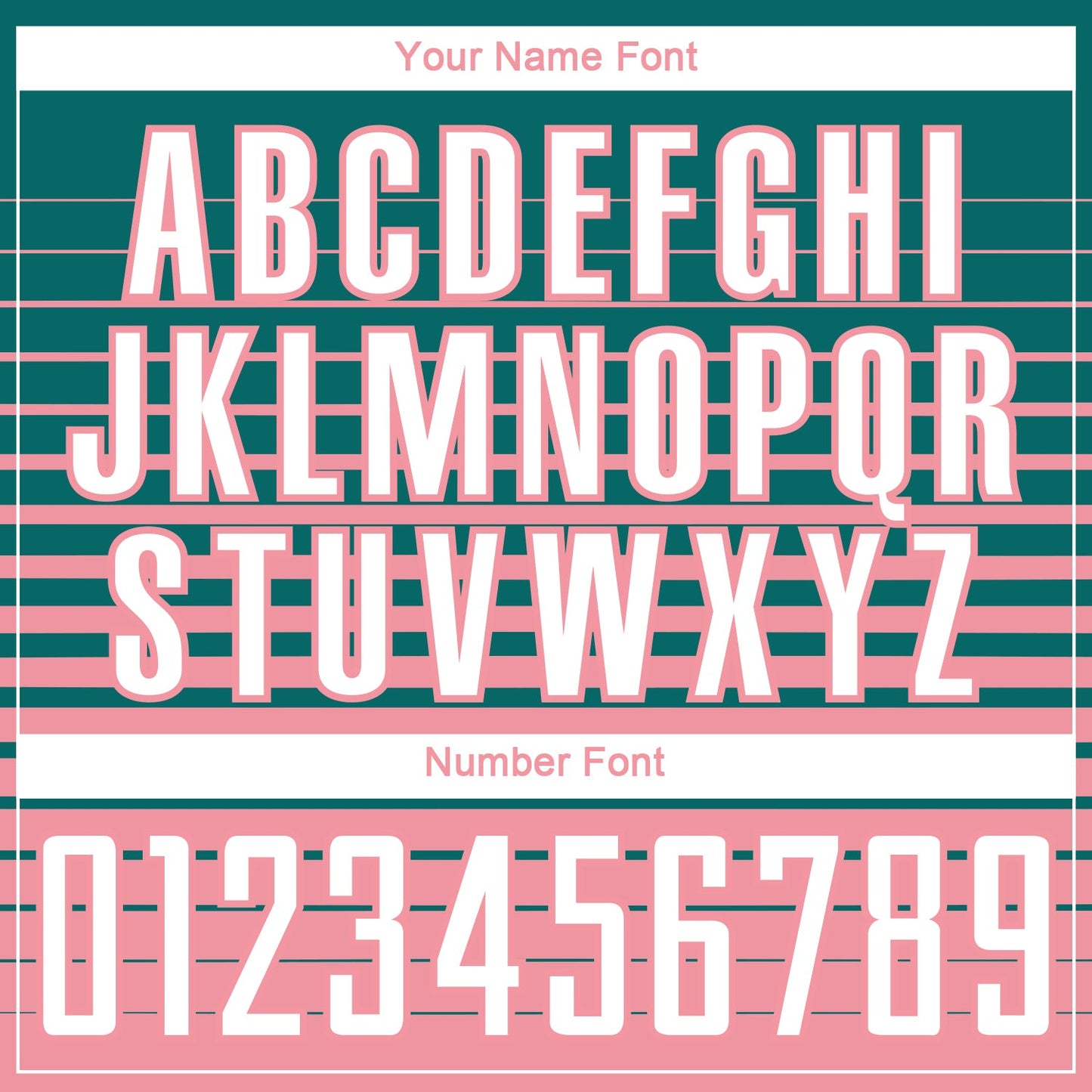 Custom Teal White-Medium Pink Gradient Pinstripe Sublimation Soccer Uniform Jersey view 6