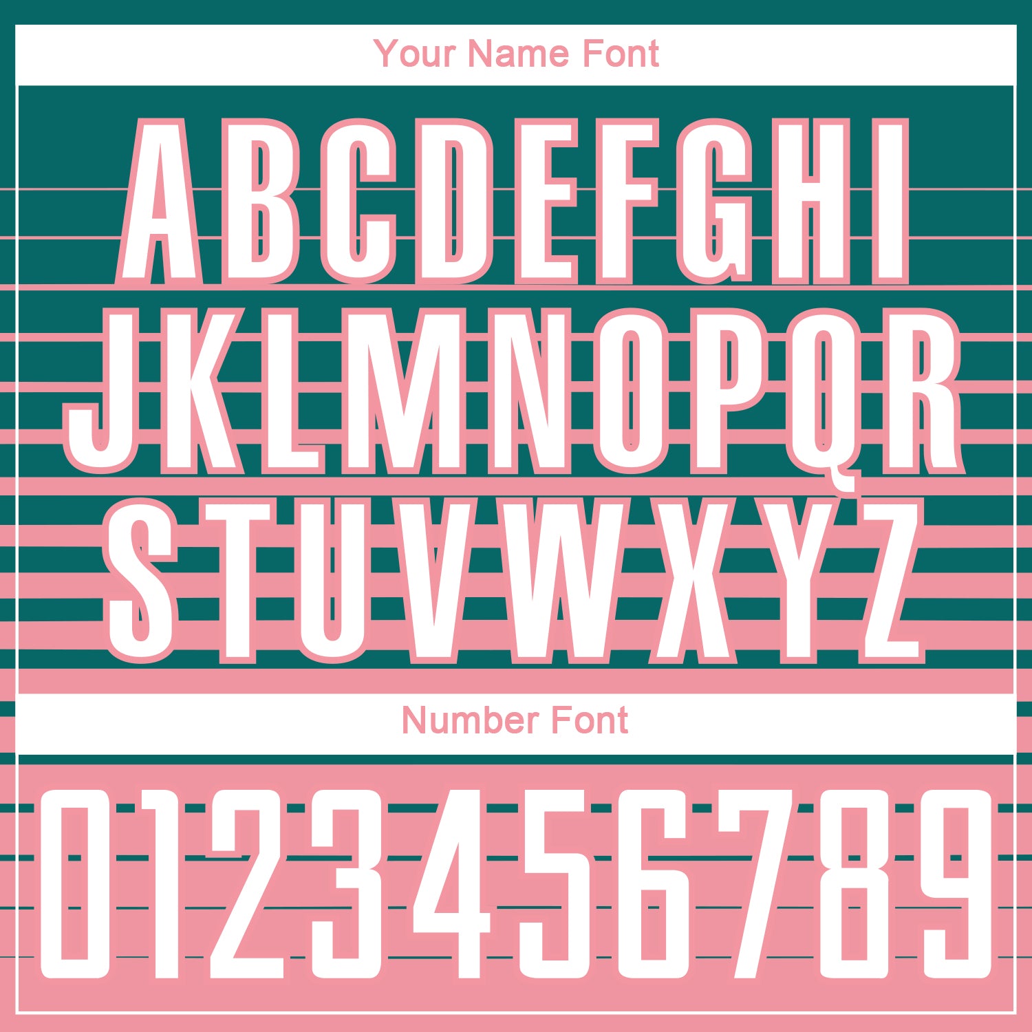 Custom Teal White-Medium Pink Gradient Pinstripe Sublimation Soccer Uniform Jersey view 6