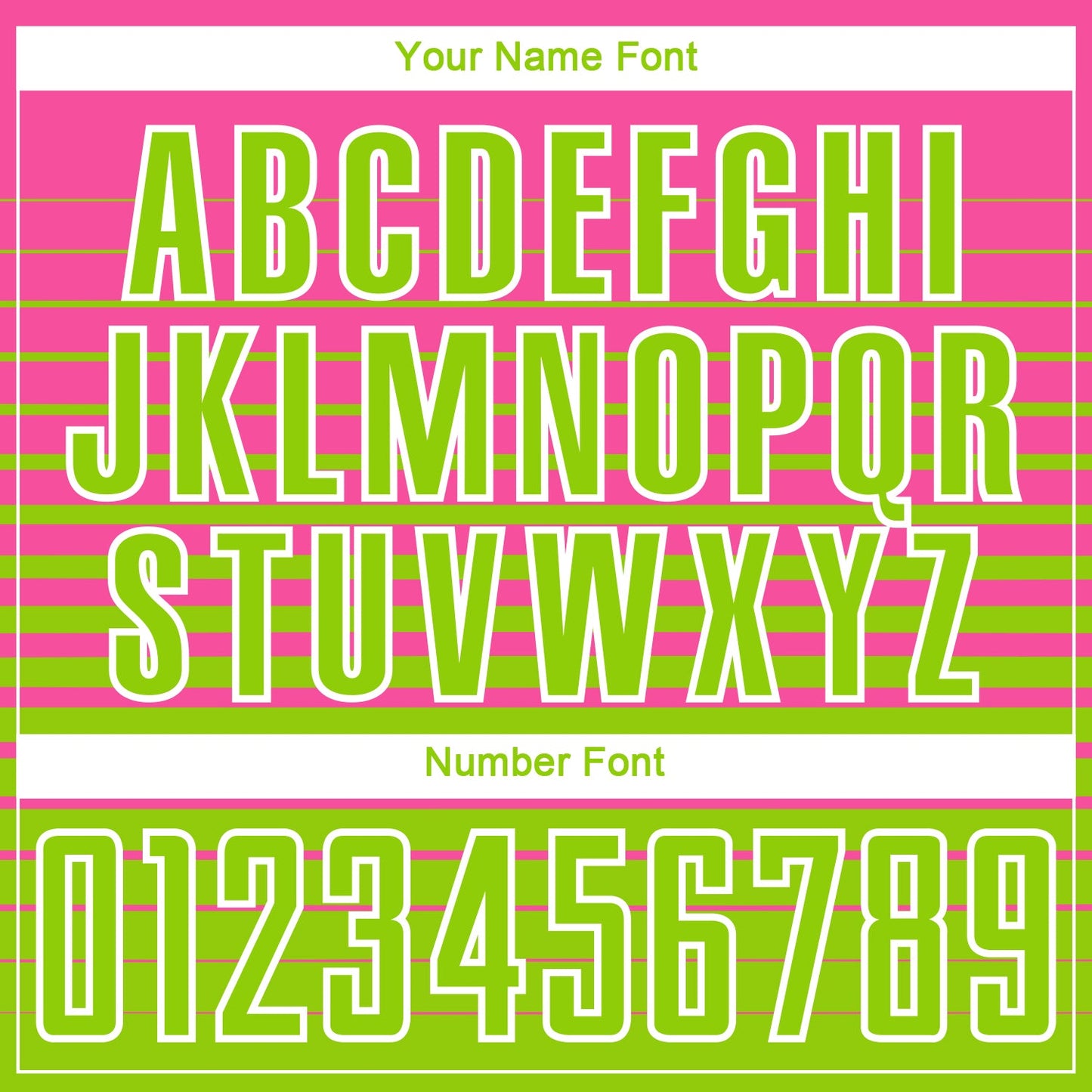 Custom Pink Neon Green-White Gradient Pinstripe Sublimation Soccer Uniform Jersey view 6
