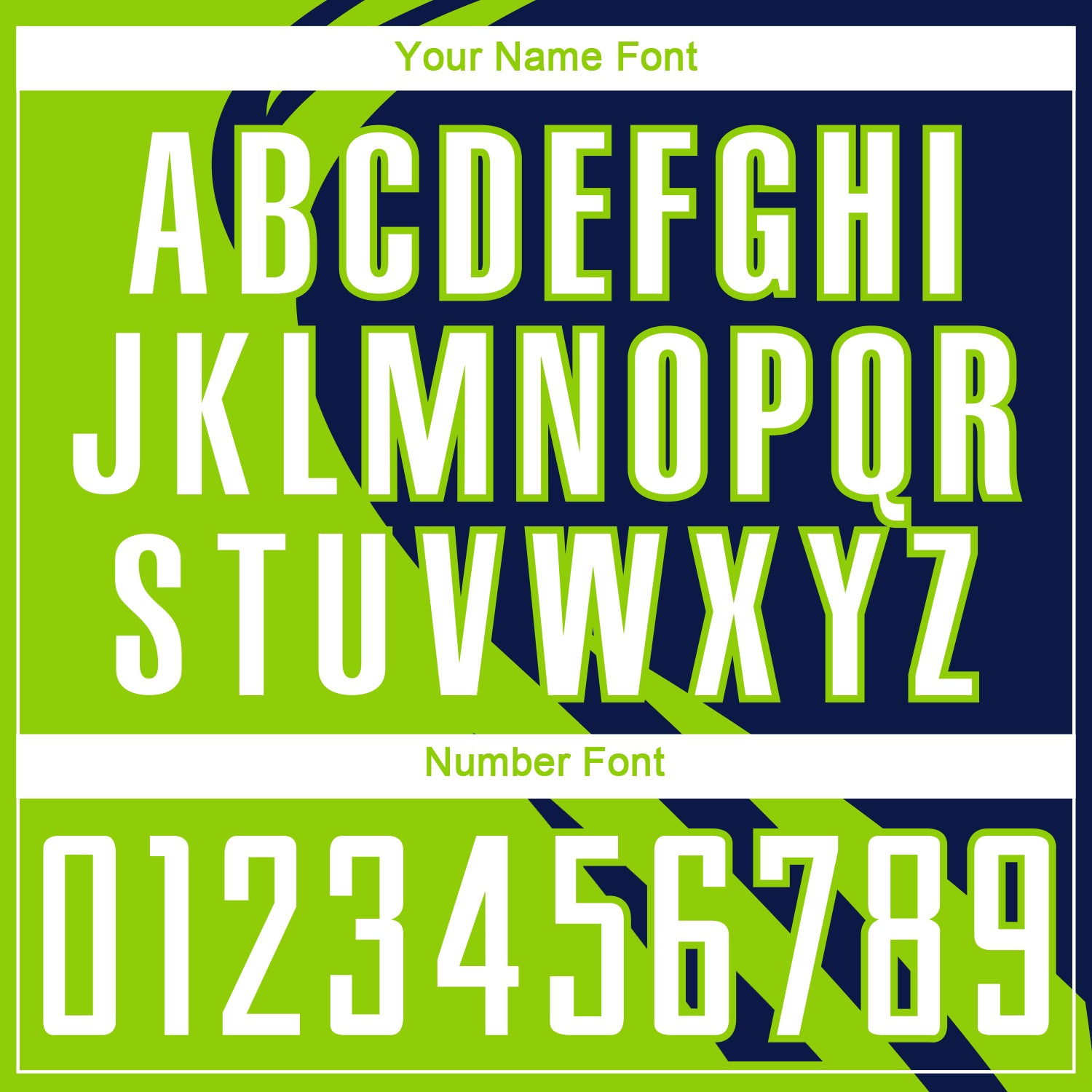Custom Neon Green White-Navy Diagonal Streamline Color Block Swirl Curve Lines Sublimation Soccer Uniform Jersey view 5