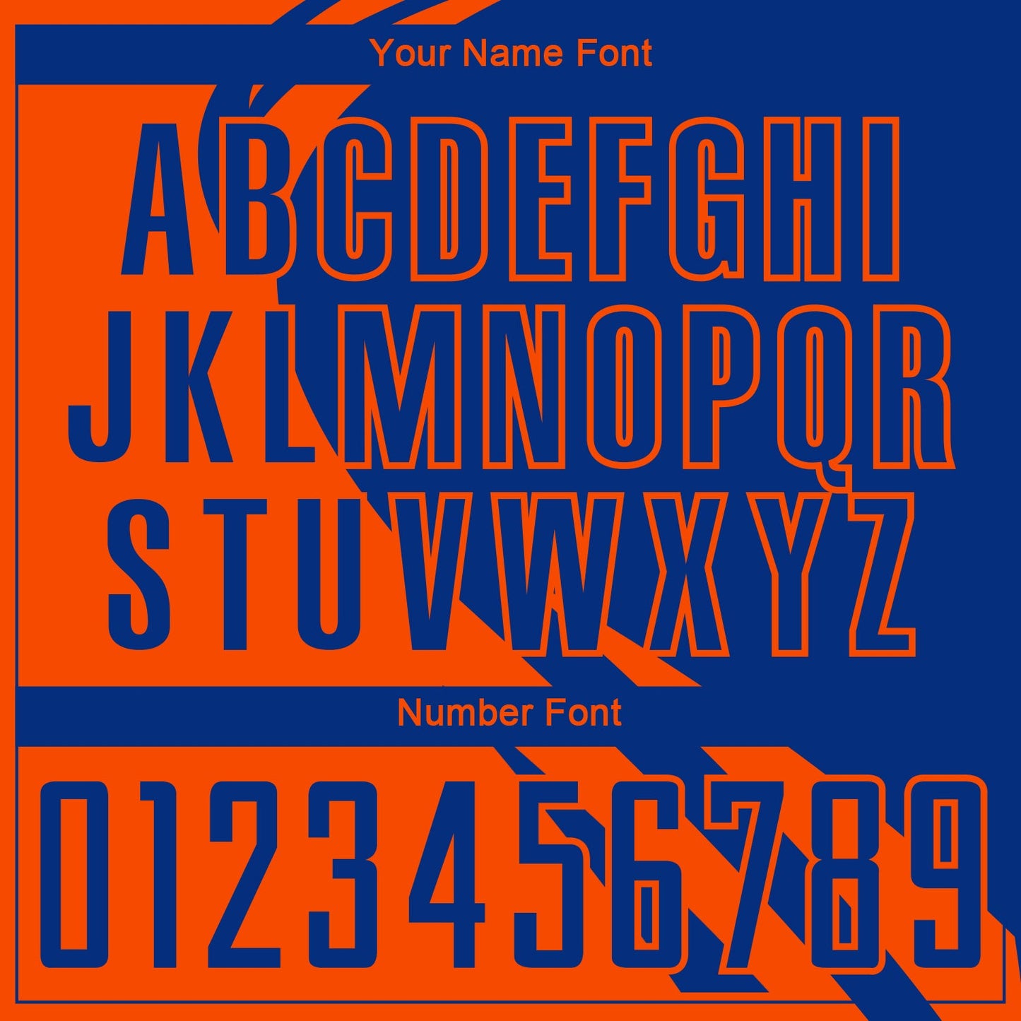 Custom Orange Royal Diagonal Streamline Color Block Swirl Curve Lines Sublimation Soccer Uniform Jersey view 5