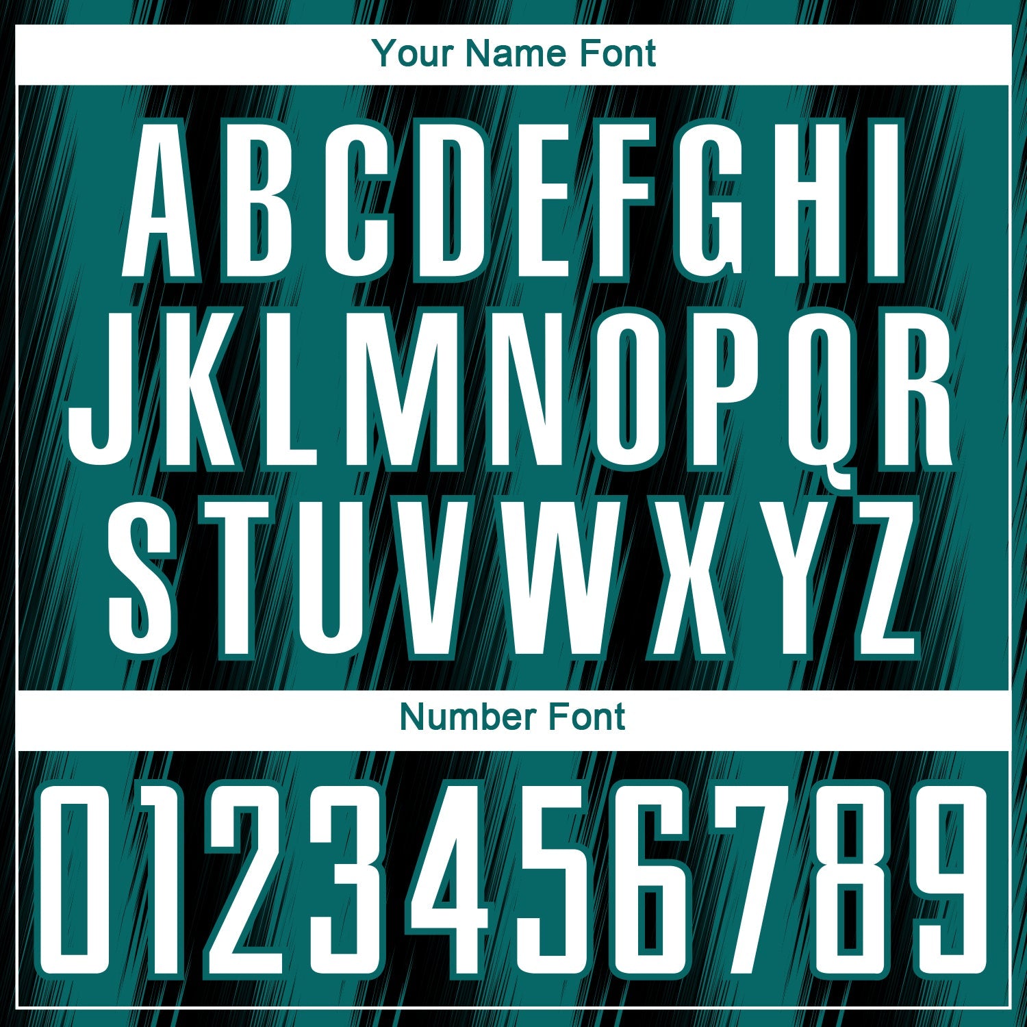 Custom Black White-Teal Vertical Brush Stroke Stripes Sublimation Soccer Uniform Jersey view 6