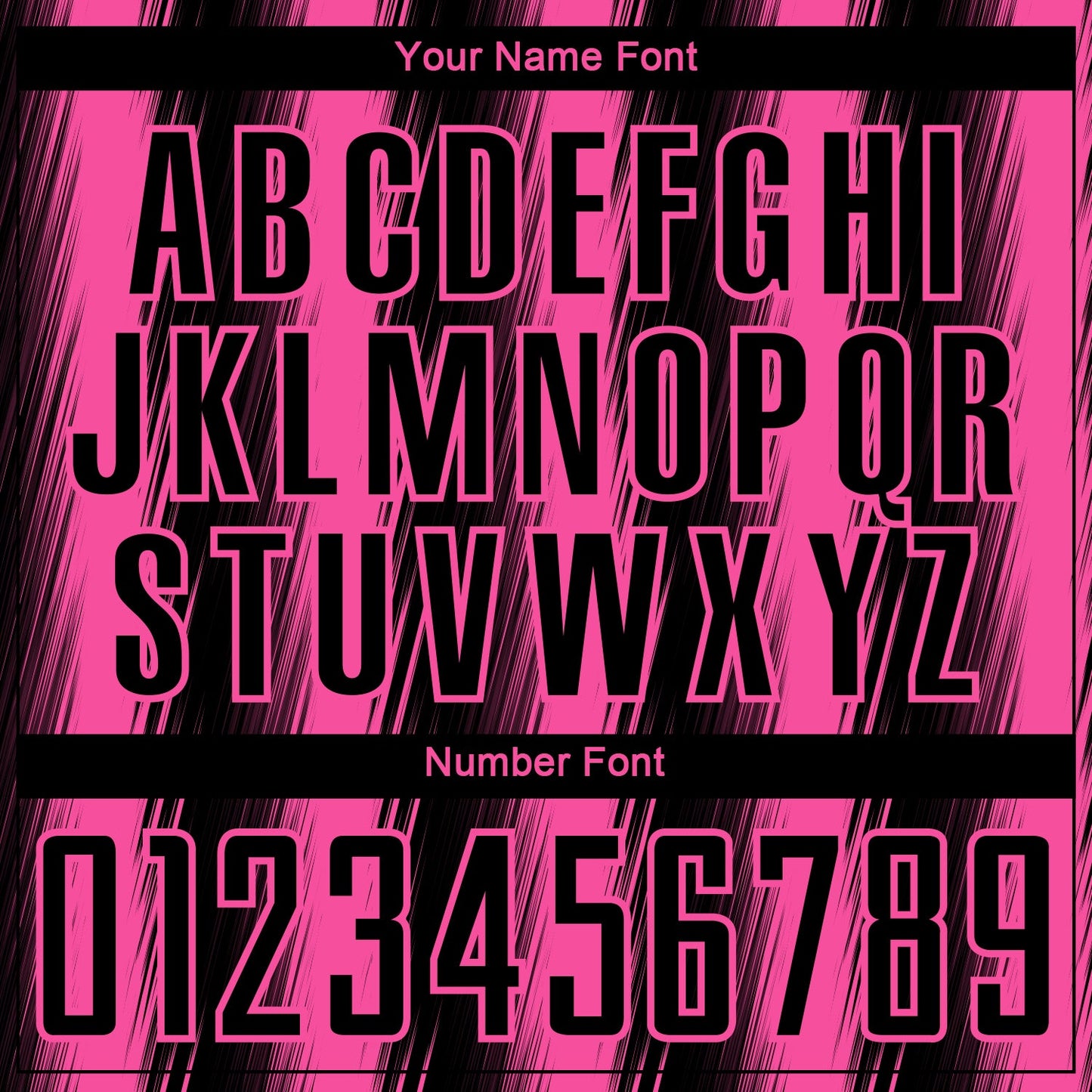 Custom Black Pink Vertical Brush Stroke Stripes Sublimation Soccer Uniform Jersey view 6