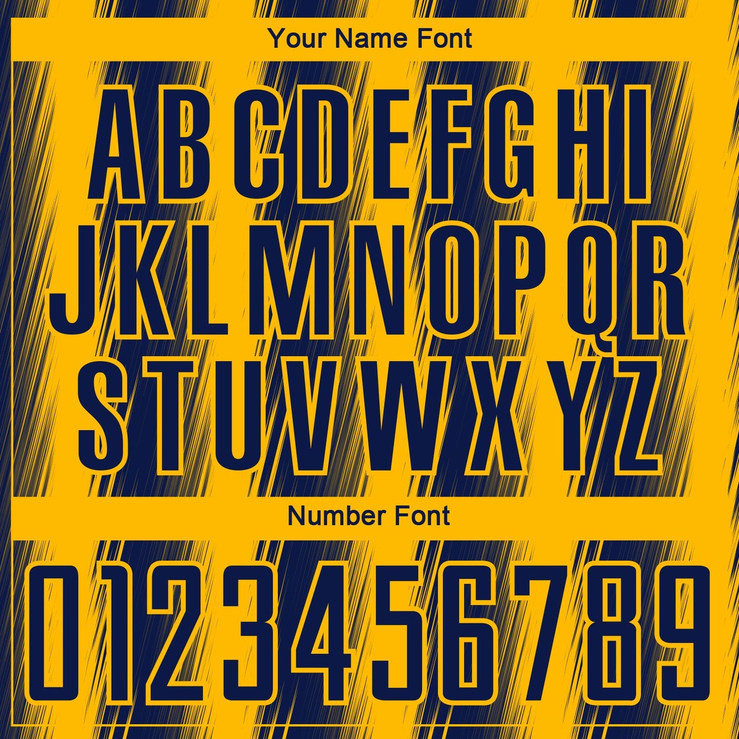 Custom Navy Gold Vertical Brush Stroke Stripes Sublimation Soccer Uniform Jersey view 6