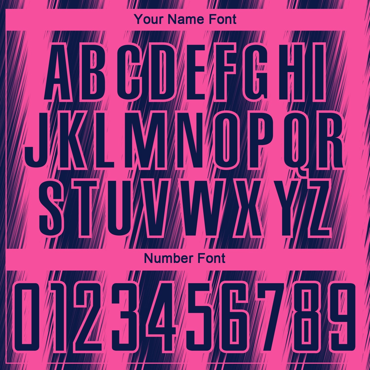 Custom Navy Pink Vertical Brush Stroke Stripes Sublimation Soccer Uniform Jersey view 6